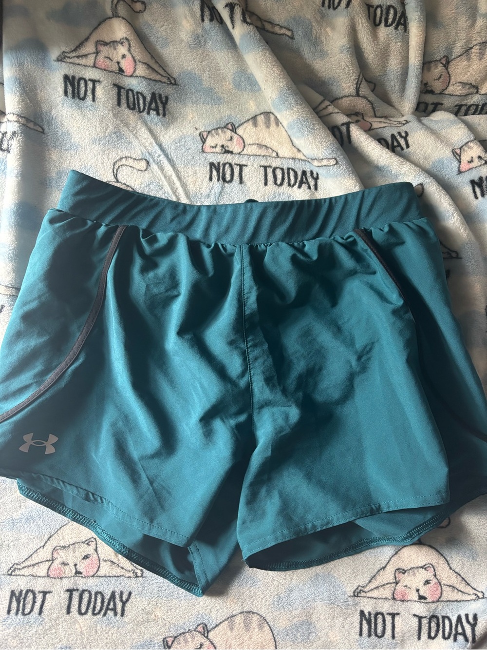Under Armour Women's Teal Performance Running Shorts